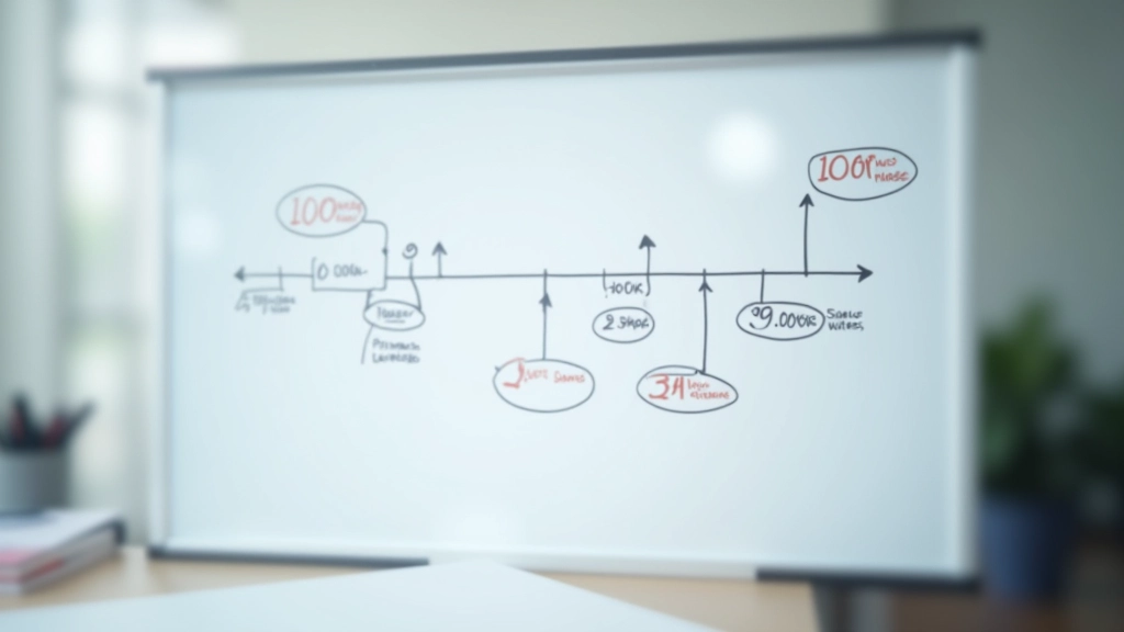 Timeline diagram showing payment cycles with dates and cash flow periods